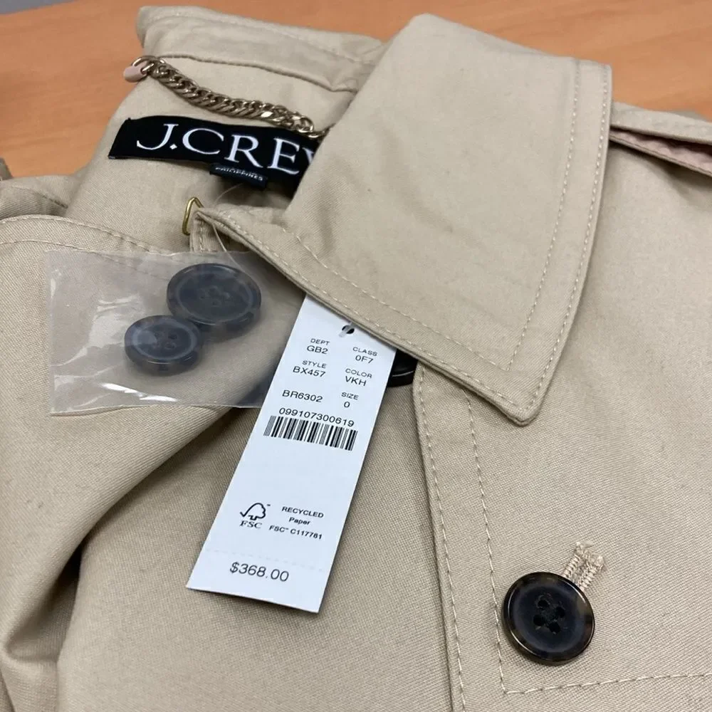 J.Crew Double-breasted trench coat